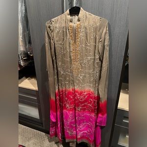 Umer batool classic arriwork outfit with matching pants